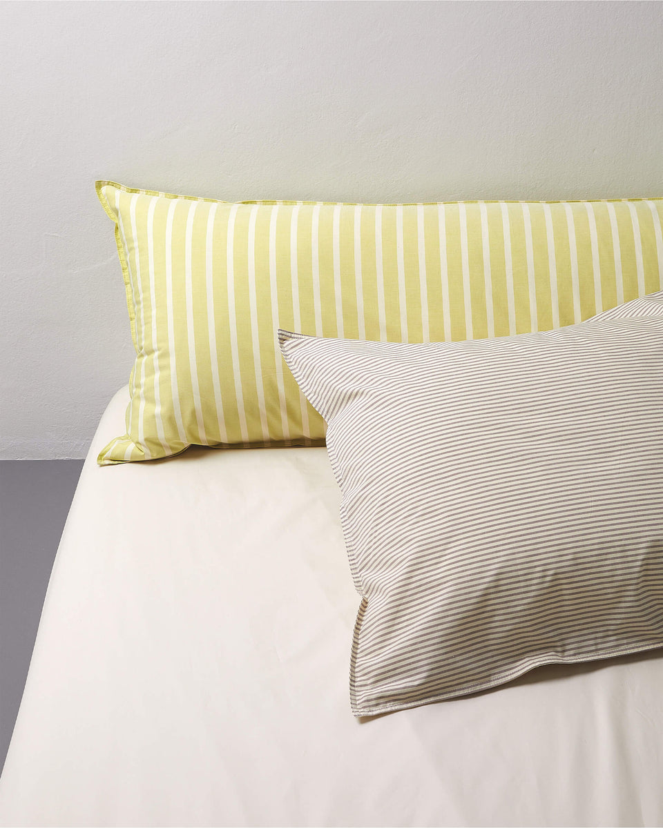 bedMATE Sloop Streep Katoen Yellow Ecru - SUITE702