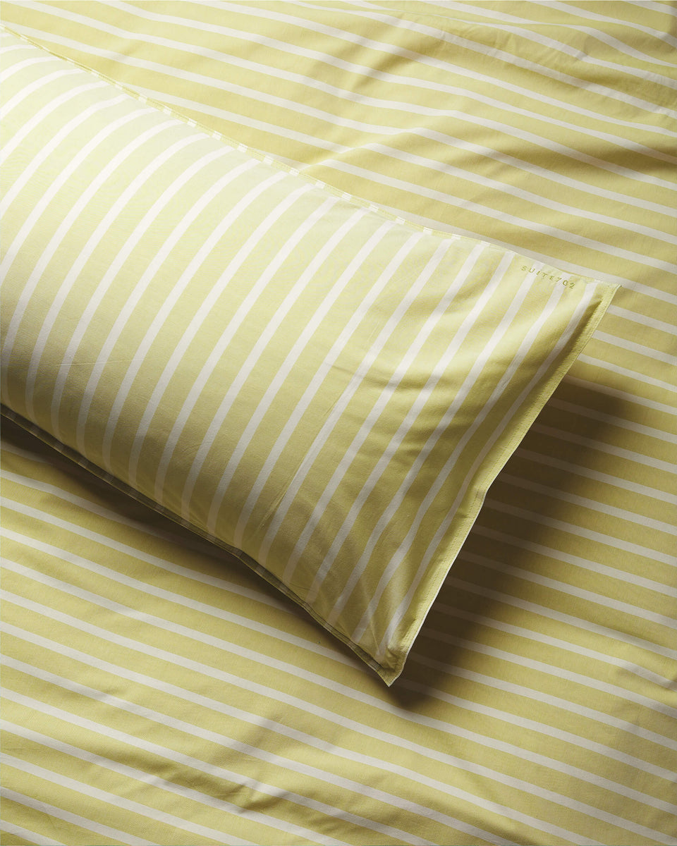 bedMATE Sloop Streep Katoen Yellow Ecru - SUITE702