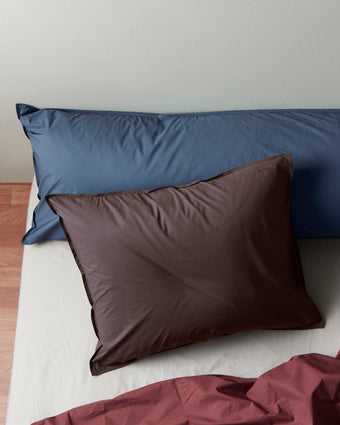 bedMATE kussen vegan + sloopje katoen Navy Blue - SUITE702